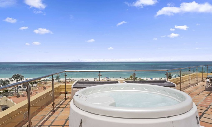 Oranjestad-West Condo | Beachfront - Ultimate Penthouse 3+BR condo - BG531