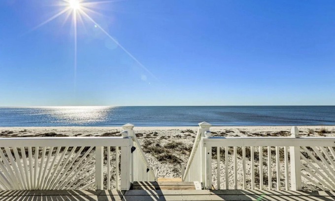 Alligator Point House | Beachfront! With beautiful views indoors and outdoors!