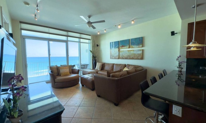 South Padre Island Apartment | Beachside Getaway on the 15th Floor at Sapphire