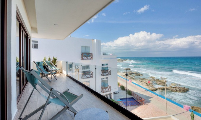 Centro - Supmza 001 Apartment | Beatiful Penthouse with Private Pool & Breathtaking Ocean Views in Isla Mujeres