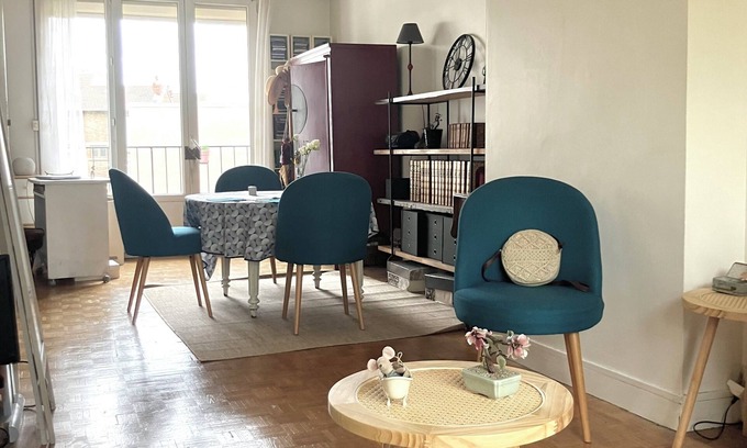 La Garenne-Colombes Apartment | Beau 3 Pièces Ensoleillé à La Garenne-Colombes, Idéal Pour Visiter Paris!