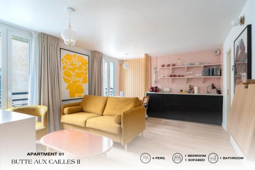 Butte-aux-Cailles Apartment | Beauquartier - Butte aux Cailles II