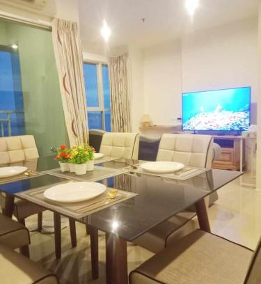 Na Kluea Hotel | Beautiful 2 Bedroom Seaview Jomtien 18th floor 78sqm พัทยา