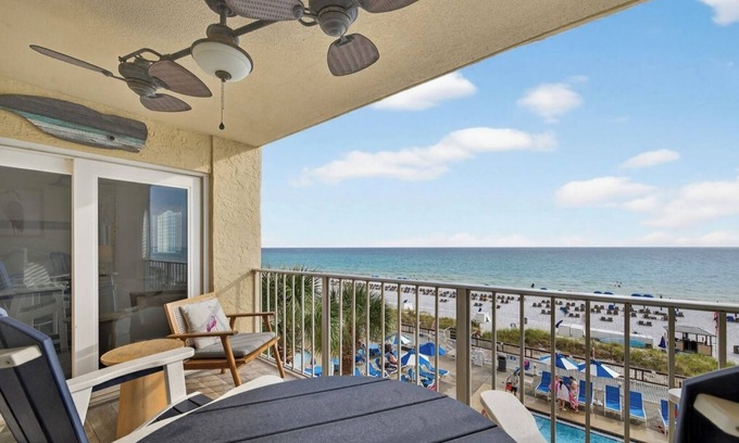 Biltmore Beach Condo | Beautiful 2BR 2BA Beachfront Condo at Regency Towers-4th floor