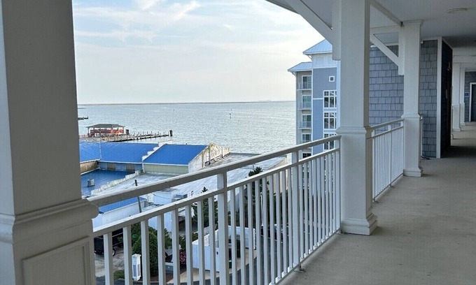 Crisfield Condo | Beautiful 3 bedroom waterfront condo, top floor- overlooking the Chesapeake Bay!