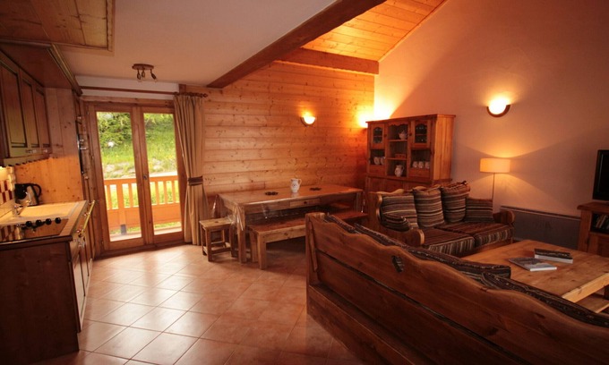 Bisanne 1500 Apartment | Beautiful 4-room apartment 10 pers. Les Saisies-Bisanne 1500, Parking and pool access