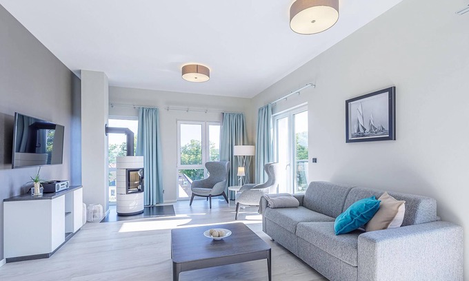 Ostseebad Wustrow Apartment | Beautiful 5-star vacation apartment Rundblick between the Bodden and the Baltic Sea