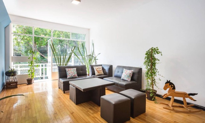 La Condesa Apartment | Beautiful and huge apartment in Condesa for 8 persons
