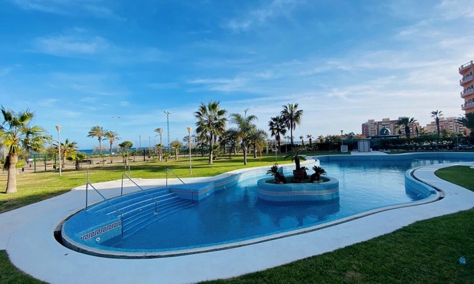Roquetas de Mar Apartment | Beautiful apartment on the beachfront with pool
