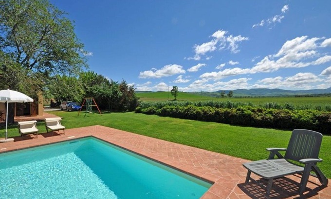 Gallina Apartment | Beautiful apartment for 6 guests with WIFI, pool and panoramic view, close to Montepulciano