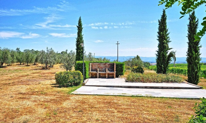 San Gimignano Apartment | Beautiful apartment for 2 people with pool, WIFI, A/C, TV, patio, panoramic view and parking