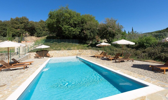 Villa A Sesta Apartment | Beautiful apartment for 5 guests with WIFI, pool, A/C, TV, patio and panoramic view