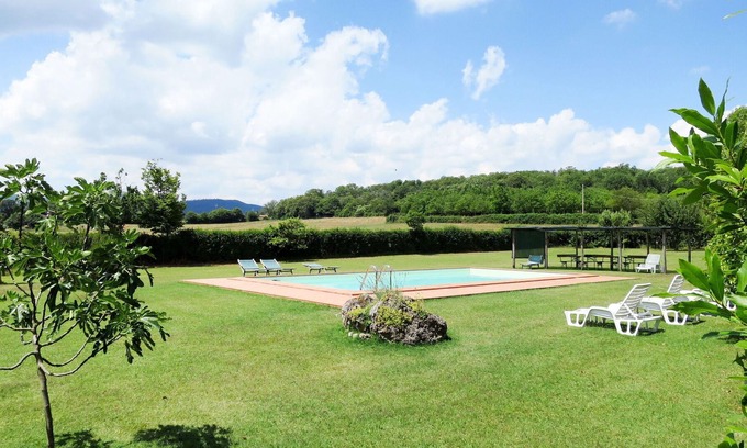 Montieri House | Beautiful apartment in villa for 8 people with WIFI, pool, patio, pets allowed and parking