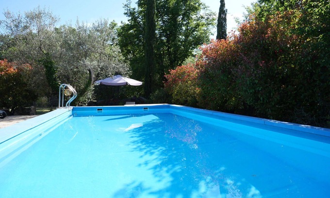 Montieri House | Beautiful apartment in villa for 4 people with pool, terrace and pets allowed