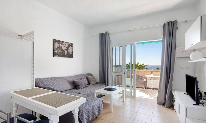 Morro Jable Apartment | Beautiful Apartment On the Beach with Terrace & Gorgeous Ocean View; Street Parking Available