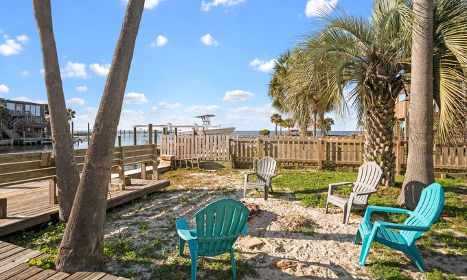 Fort Morgan Pines House | Beautiful bay front home that's very popular with our visitors.