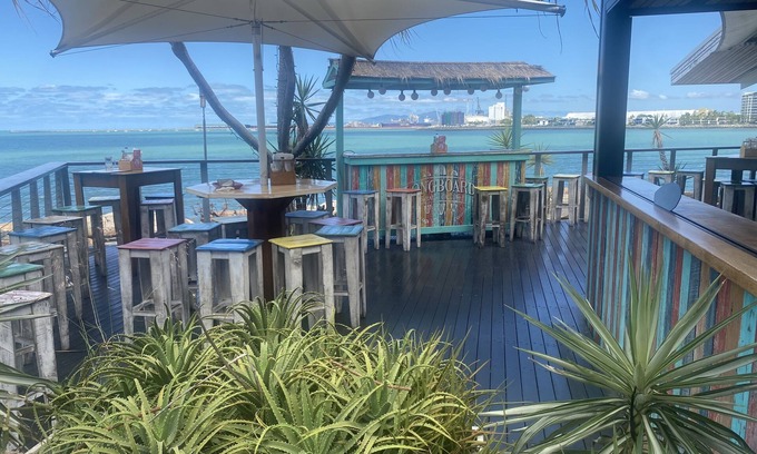 North Ward Apartment | Beautiful Beach Front location with sea views and breeze and private courtyard.