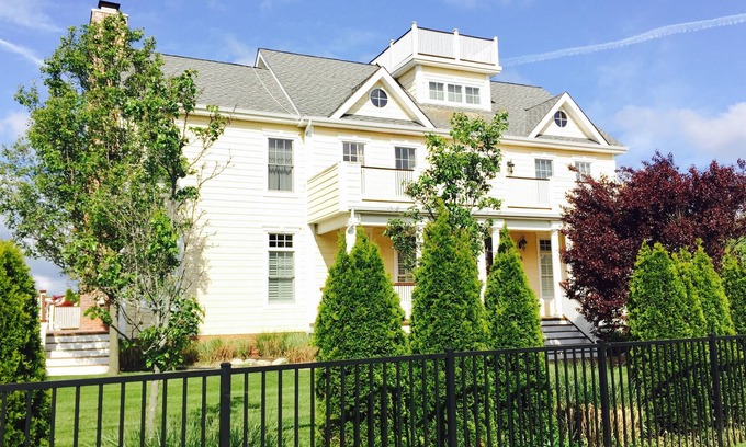 Monmouth Beach House | Beautiful beach house one block from Monmouth Beach Club with private Pool