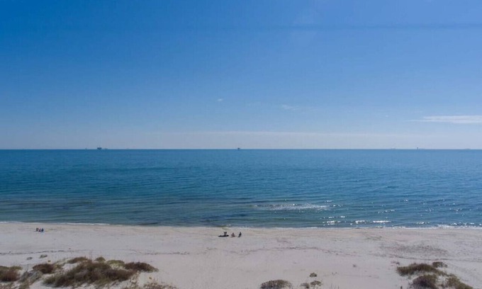 Fort Morgan House | Beautiful Beachfront Pet Friendly Duplex -AOK-East