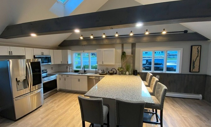Diamond Point House | Beautiful Estate In Bolton Landing with Pool and Beach