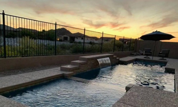 Montecito in Estrella House | Beautiful Estrella Mountain Ranch Home Pool and Hot Tub