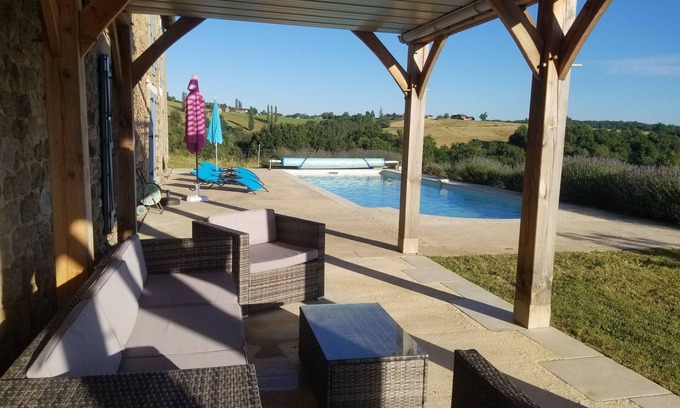 Lostanges Other | Beautiful Farmhouse in Dordogne Valley, large private Heated Pool, amazing views