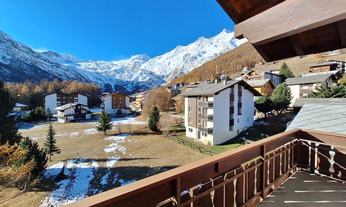 Saas-Fee Apartment | Beautiful flat with a great view in Haus Belvedere