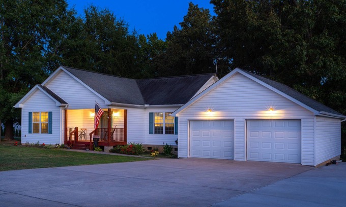 Dandridge Cabin | Beautiful Lakefront Getaway In The Smoky's - Private Dock - Hot Tub - Arcade