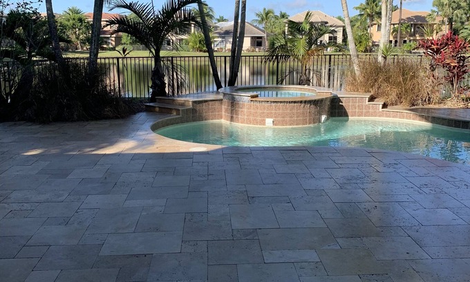 Lake Worth House | Beautiful luxury home; Cabana Bay bedroom; private access to back patio,