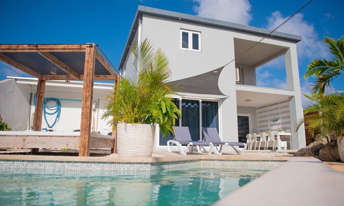 Salina House | Beautiful modern vacation home with private pool, 2 bedrooms, fully with ac