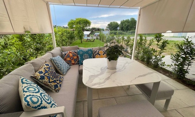 Monte Apartment | Beautiful new 2-room apartment with garden only 200 m from the lake