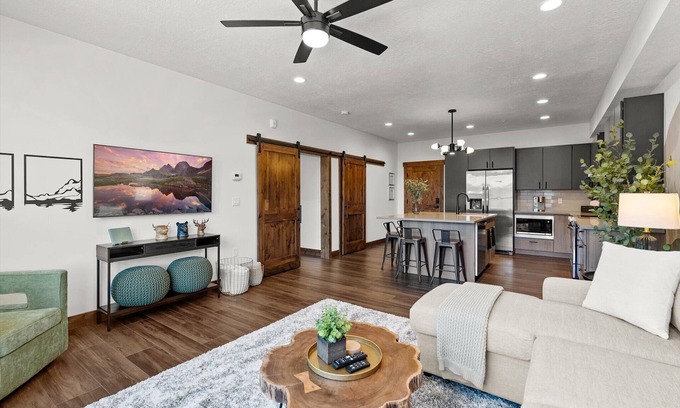Columbia Falls Condo | Beautiful New Downtown Columbia Falls Condo near Glacier National Park!