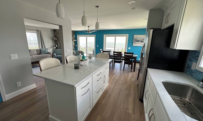 Fairhaven House | Beautiful Ocean Front House with Private Beach, Hot Tub and Spectacular Sunsets