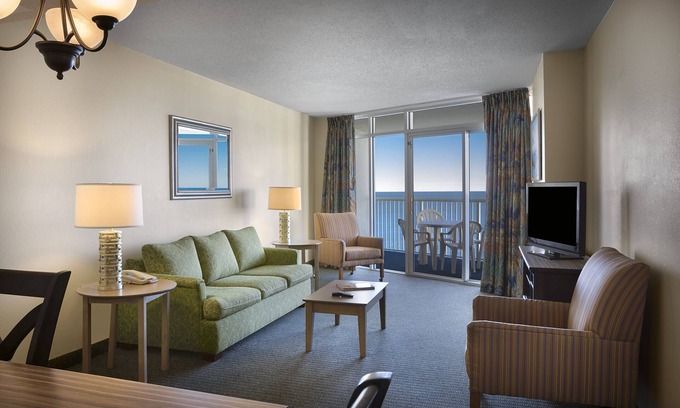 Arcadian Shores Resort | Beautiful Oceanfront 2 Bedroom Condo + Official On-Site Rental Privileges