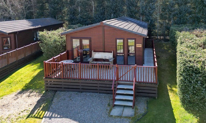 Boat of Garten House | Beautiful private villa for 4 people with WIFI, TV, patio and panoramic view