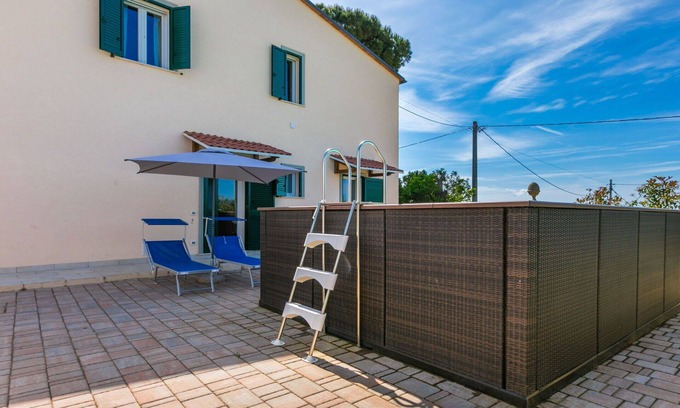 Riparbella House | Beautiful private villa for 6 people with WIFI, A/C, private pool, TV, terrace and pets allowed