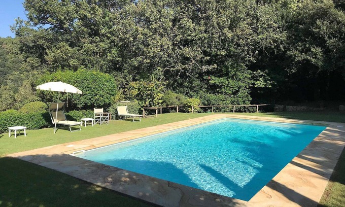 Vicopelago Villa | Beautiful private villa for 4 people with pool, WIFI, TV, patio and panoramic view, close to Lucca