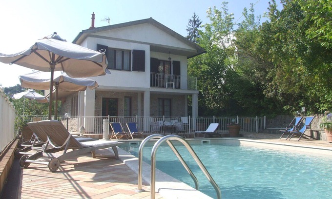 Sassetta Villa | Beautiful private villa for 8 guests with WIFI, pool, TV, patio and panoramic view