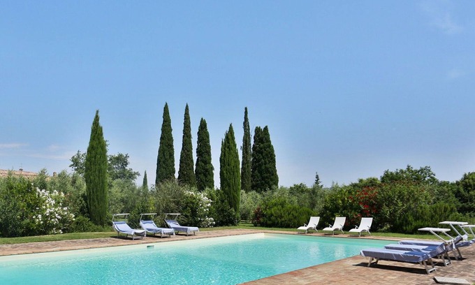 Argiano Villa | Beautiful private villa for 10 guests with A/C, WIFI, private pool, TV and patio