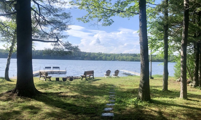Chief Lake House | Beautiful property on Lac Courte Oreilles - flat lot! Sleeps 12