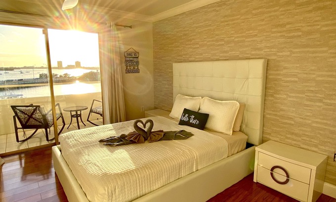 North Bay Village Apartment | Beautiful remodeled waterfront apartment with pool & free parking. 5min to beach