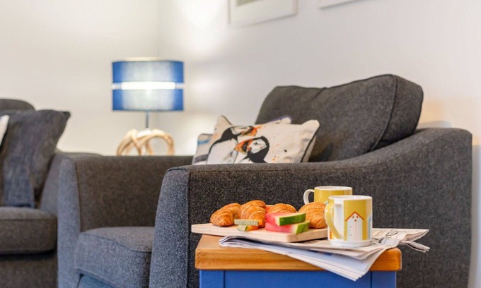 Saint Austell Bay House | Beautiful villa for 5 people with WIFI, TV, patio and panoramic view