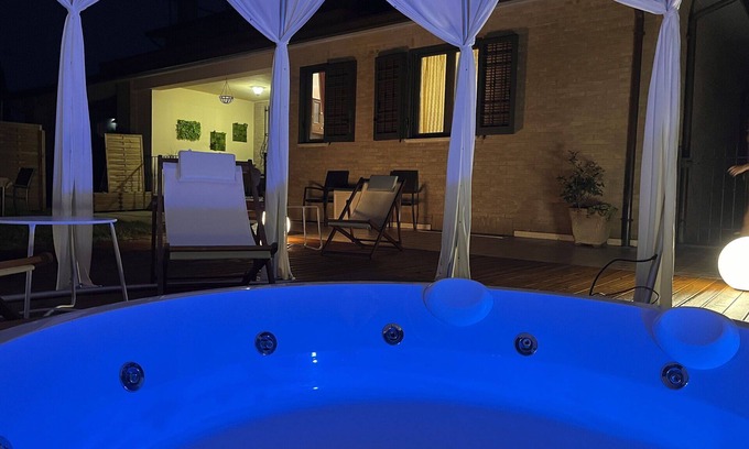 Castelnuovo Villa | Beautiful villa with hot tub, WIFI, sauna, A/C, TV, patio, pets allowed and panoramic view