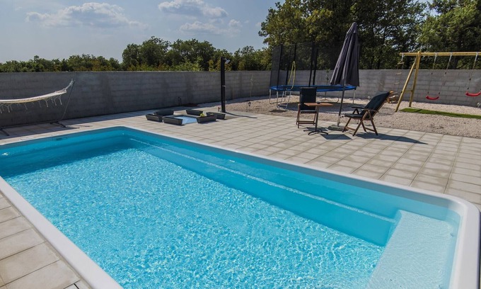 Brisevo Villa | Beautiful villa with private swimming pool, nice covered terrace, play area, BBQ
