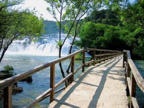 Razvode House | Bedroom for 3, in a nature house under mountain, 14 km to NP Krka, 30 mins drive to beach