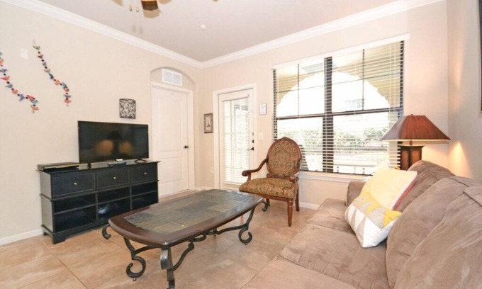 Davenport Condo | Bella Piazza Resort Condo with ground floor outdoor space