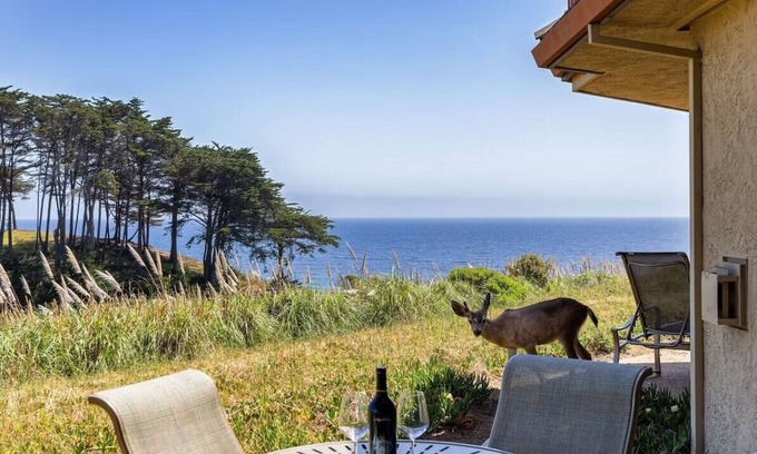 Rio del Mar Condo | Bella Vista by the Sea - Ground Level with a View on the North Bluff and Ocean.