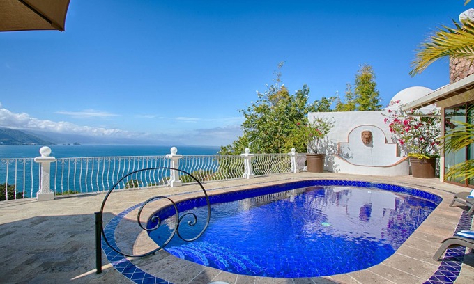 Conchas Chinas Villa | BEST SUNSET ROMANTIC PRIVATE VILLA W PRIVATE POOL, JACUZZI & STAFF 4BD