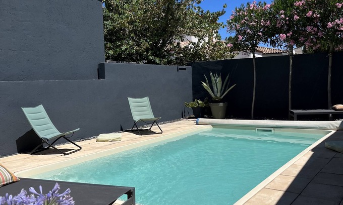 Cers Villa | BETWEEN BÉZIERS AND VALRAS BEACH VILLA WITH GARDEN AND PRIVATE SWIMMING POOL