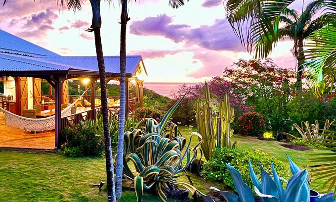 Deshaies Villa | Between luxury and authenticity. Beautiful sea view property, 100m from the beach.